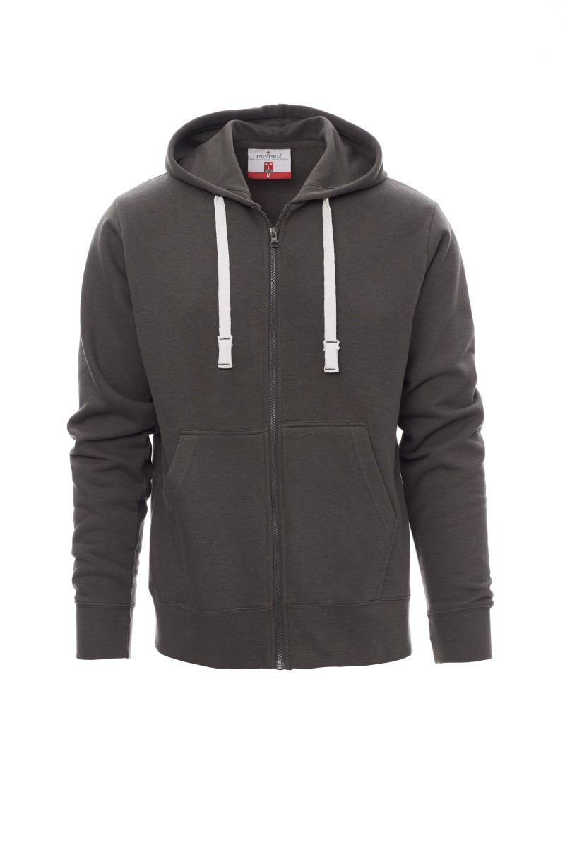 FELPA CON CAPPUCCIO E ZIP INTERA PORTLAND PAYPER