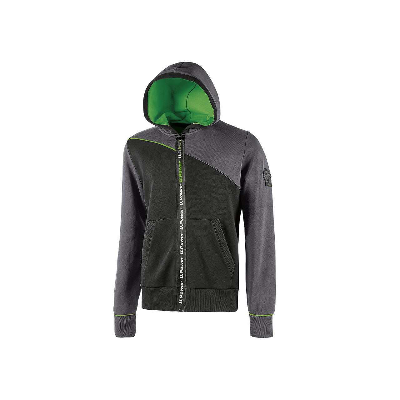 GREY/BLACK/BLUE JUPITER SWEATSHIRT - U-POWER