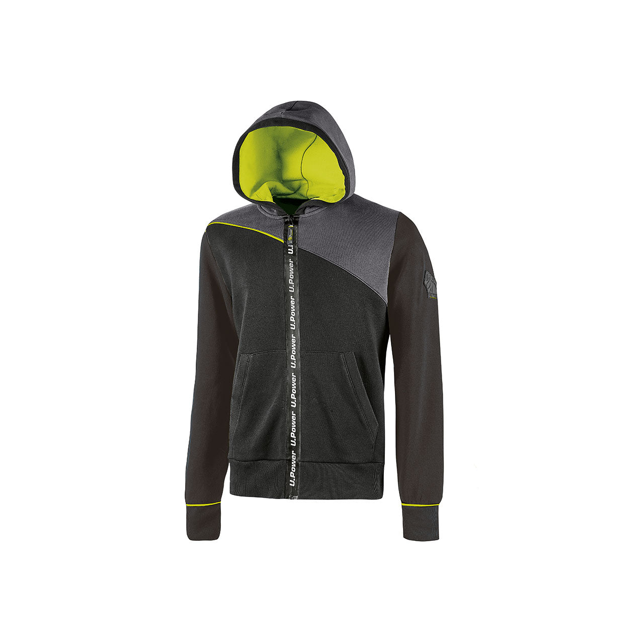 GREY/BLACK/BLUE JUPITER SWEATSHIRT - U-POWER