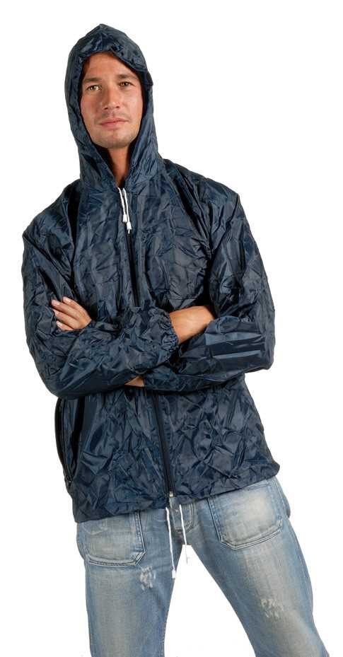 NYLON RAINCOAT - BLUE