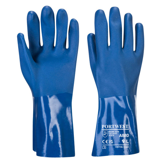 A880 ANTI-ACID PVC GLOVE 30 CM