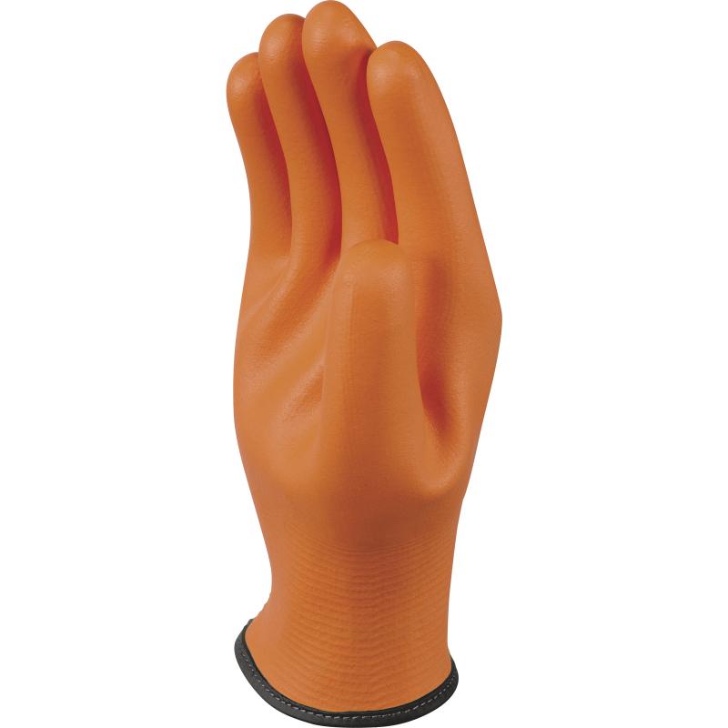 NITRILE FOAM COATED ORANGE GLOVE SIZE 10