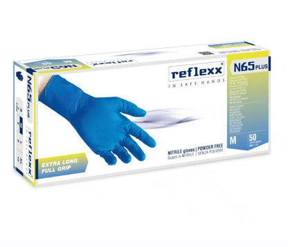 DISPOSABLE NITRILE GLOVES 50 PCS EXTRA LONG