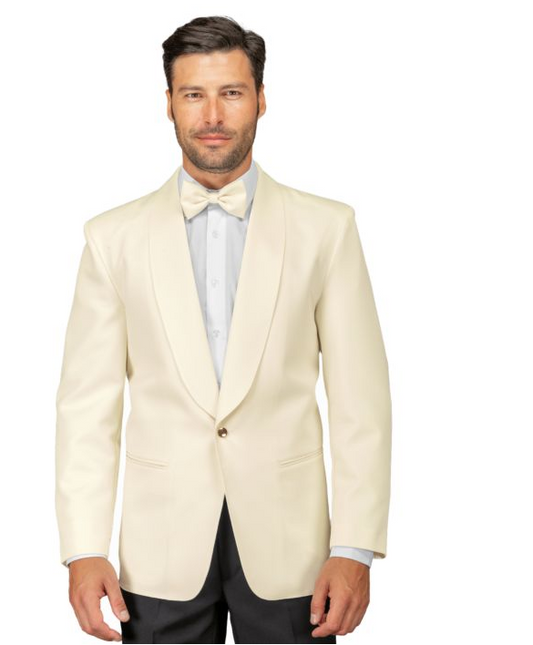 SINGLE-BREASTED SHAWL JACKET - ISACCO