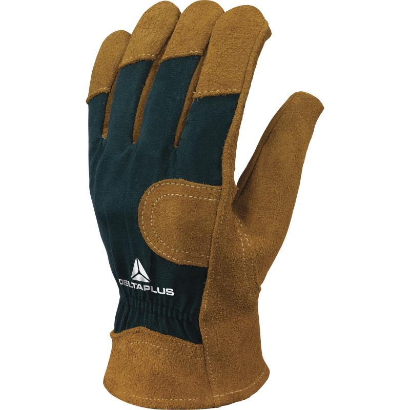 SPLIT LEATHER GLOVE / CANVAS BACK SIZE 9