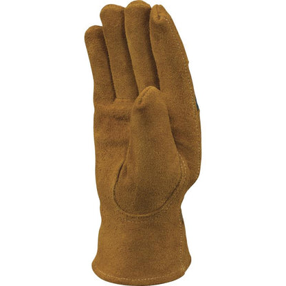 SPLIT LEATHER GLOVE / CANVAS BACK SIZE 9