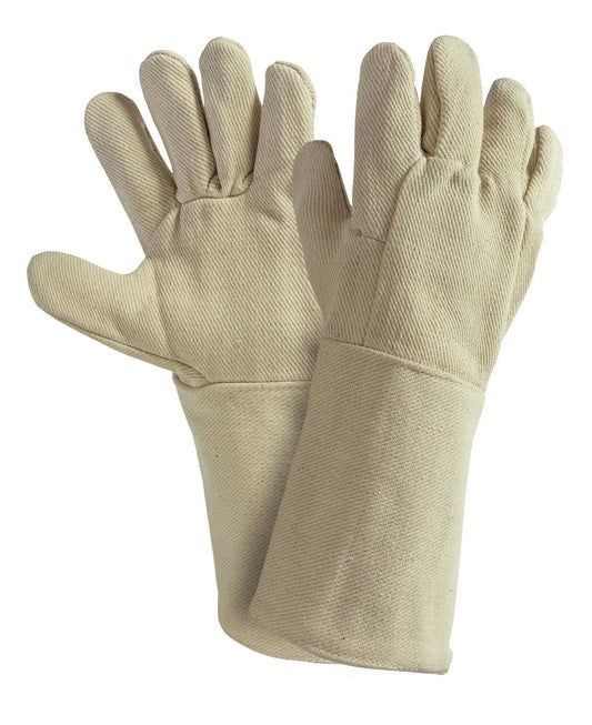 HEATPROOF COTTON GLOVES 35 CM SIZE. U