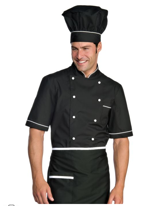 SHORT SLEEVE CHEF JACKET - ISACCO