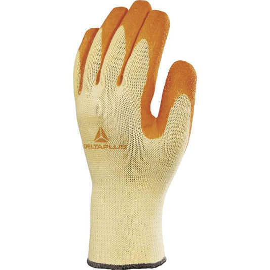 POLYCOTTON GLOVE LATEX COATED PALM SIZE. 10