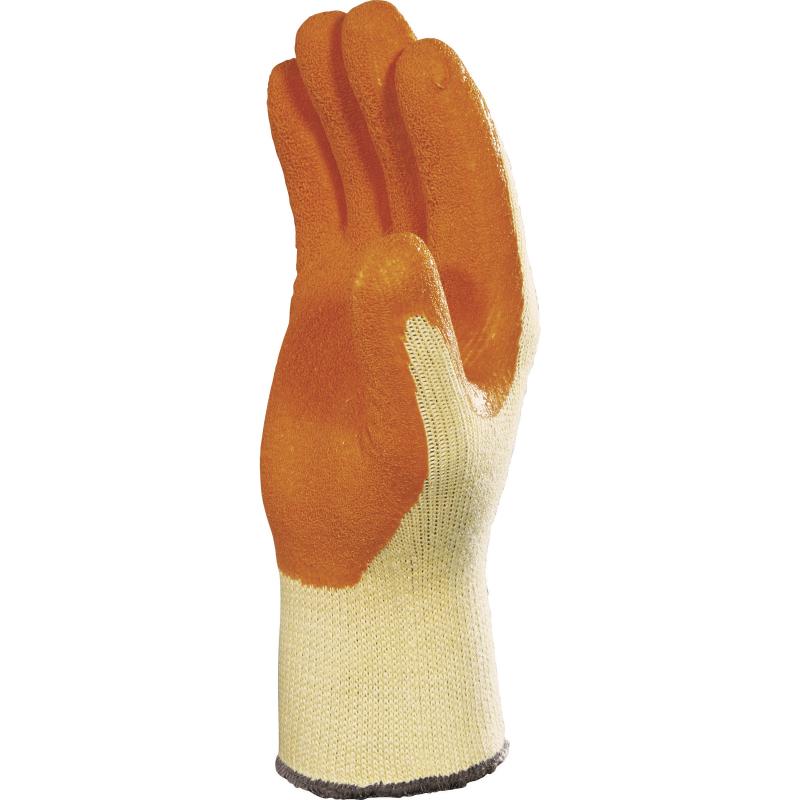 POLYCOTTON GLOVE LATEX COATED PALM SIZE. 10