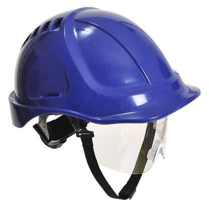 HELMET WITH RETRACTABLE GLASSES PW53