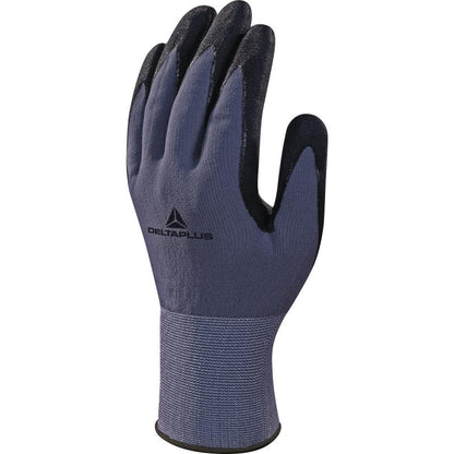 NITRILE/PU PALM GLOVES + DOTS SIZE 9