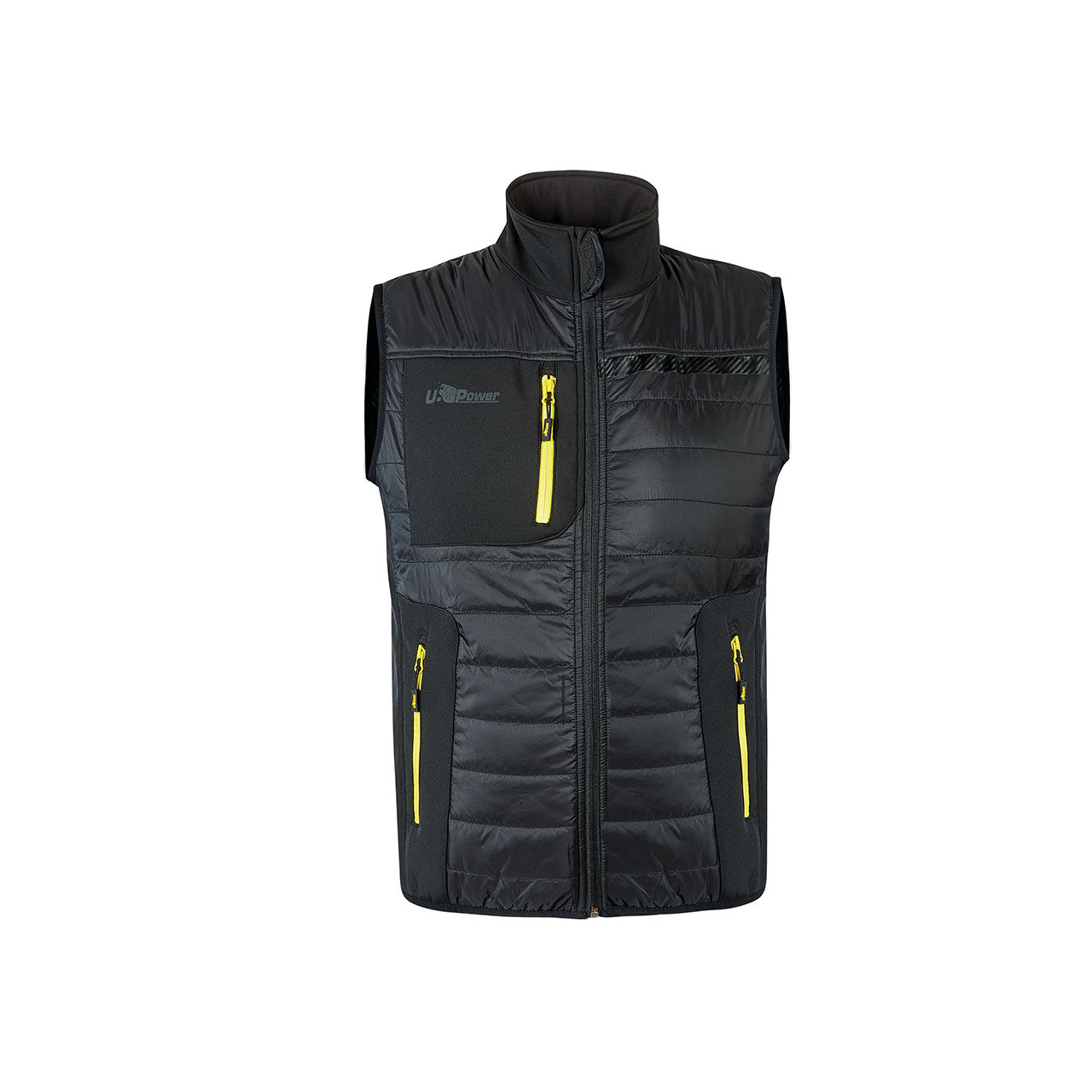 WALL VEST - U-POWER - BLACK/GREEN/GREY