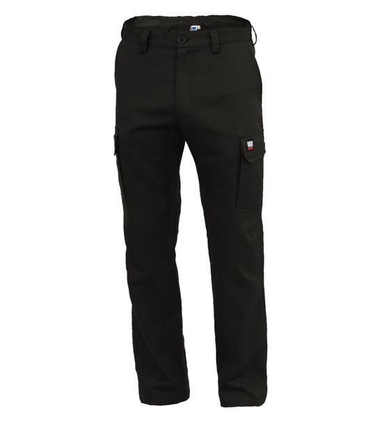 PANTALONE NERO CARGO AMSTERDAM SIGGI