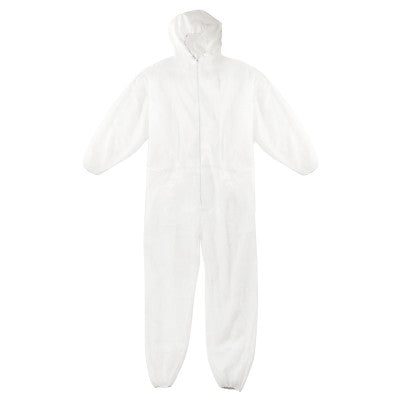 DISPOSABLE OVERALL CAT. 1 - 100% WHITE POLYPROPYLENE