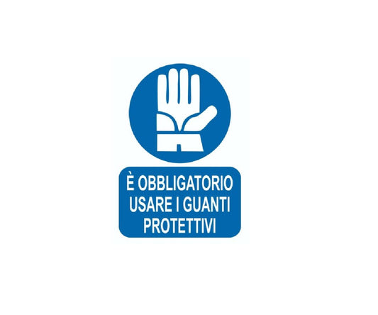 SIGN OBLIGATION TO USE GLOVES 50X70 - KPL